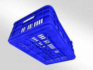 Plastic Crate T1 3D Model