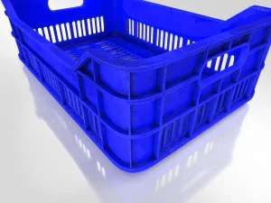 Plastic Crate T1 3D Model