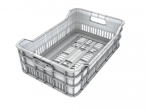Plastic Crate T1 3Dモデル