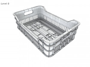 Plastic Crate T1 3Dモデル