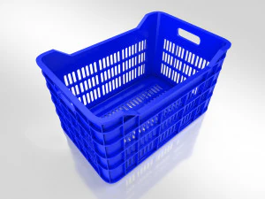 Plastic Crate Large 3D Model