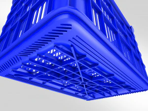 Plastic Crate Large 3D Model