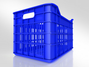 Plastic Crate Large 3D-Modell