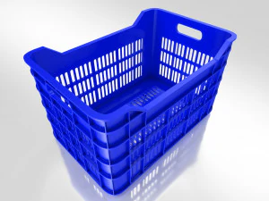 Plastic Crate Large 3D Model