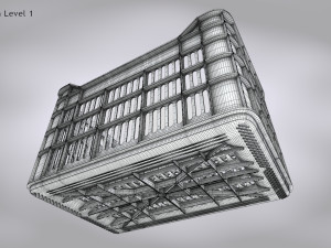 Plastic Crate Large 3D-Modell