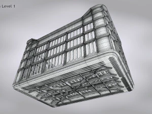 Plastic Crate Large 3D Model