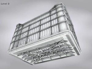 Plastic Crate Large 3D Model