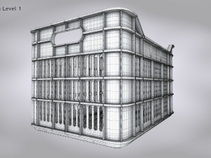 Plastic Crate Large 3D-Modell