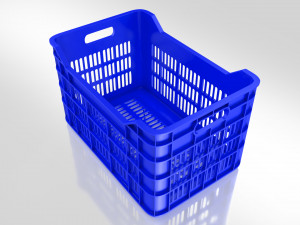 Plastic Crate Large 3D-Modell