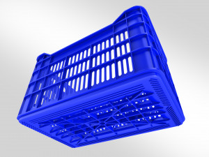 Plastic Crate Large 3D-Modell