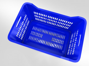 Plastic Crate Large 3D-Modell