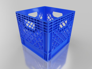 Milk Crate 3D Model
