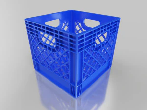 Milchkiste 3D Modell