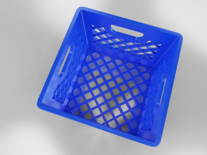 Milk Crate 3D Model