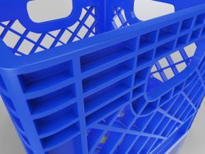 Milk Crate 3D Model
