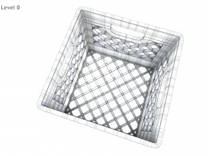 Milk Crate 3D Model