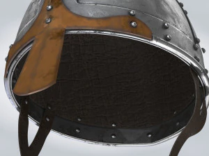 Capacete normando Modelo 3D