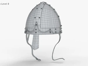 Capacete normando Modelo 3D