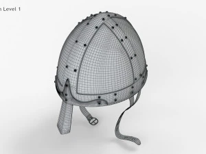 Capacete normando Modelo 3D