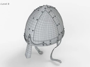 Capacete normando Modelo 3D