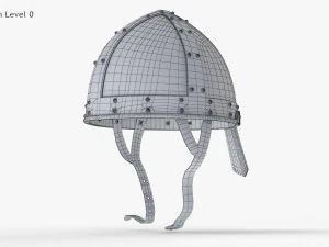 Capacete normando Modelo 3D