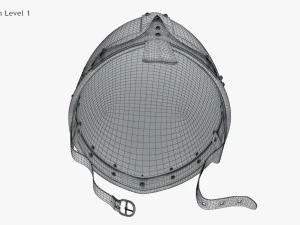 Capacete normando Modelo 3D