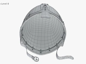 Capacete normando Modelo 3D