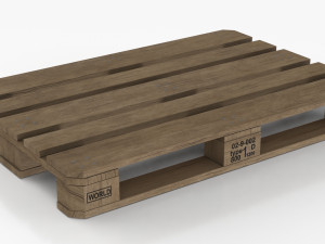 Wooden Pallet T2 3D-Modell