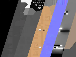 带盒子的托盘 T2 3D 模型