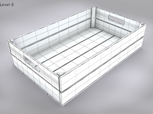 Wooden Crate T4 Model 3D