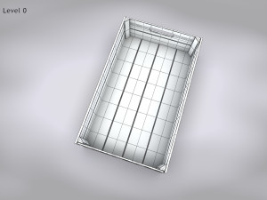Wooden Crate T4 Model 3D