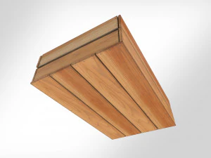 Wooden Crate T5 3D Model