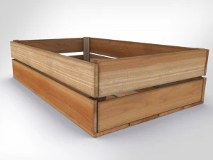 Wooden Crate T5 3D Model
