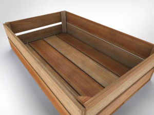 Wooden Crate T5 3D Model