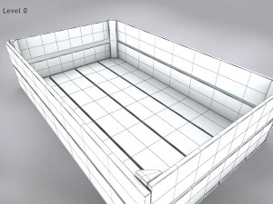 Wooden Crate T5 3D Model