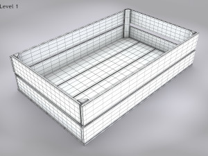 Wooden Crate T5 Modello 3D