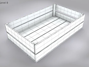 Wooden Crate T5 3D Model