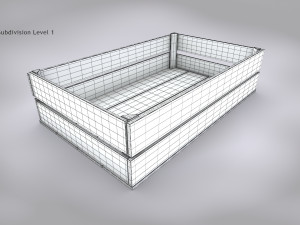 Wooden Crate T5 Modello 3D