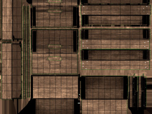 Antic Wooden Crate T6 3D Модель