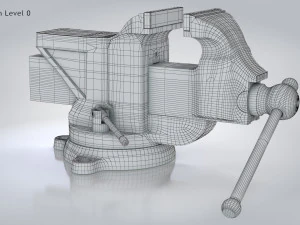 Table Vise 3D Model