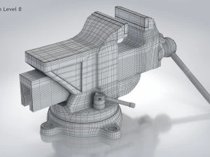 Table Vise 3D Model