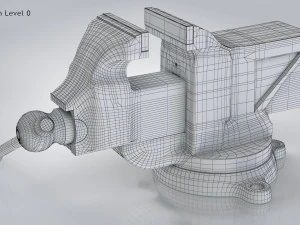 Table Vise 3D Model