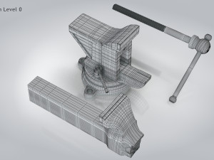Table Vise 3D-Modell