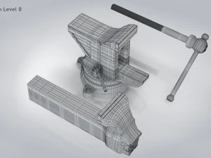 Table Vise 3D Model