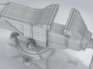 Table Vise 3D Model