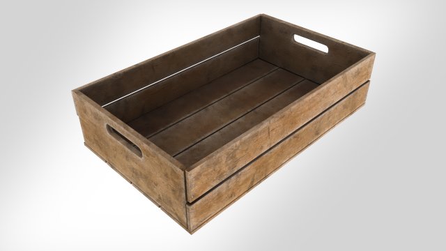 Wooden Crate T3 3D-Modell .c4d .max .obj .3ds .fbx .stl .blend 