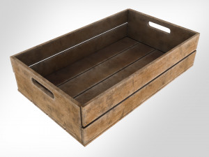 Wooden Crate T3 3D Модель