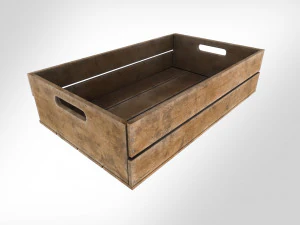 Wooden Crate T3 3D Model