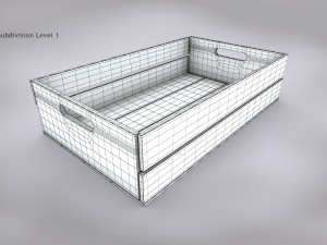 Wooden Crate T3 3D-Modell
