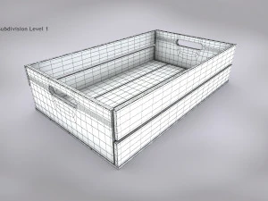 Wooden Crate T3 3D Model